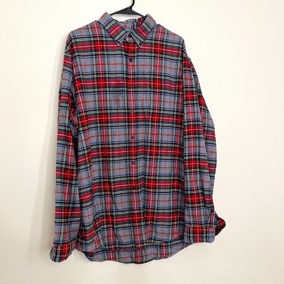 Lands' End Other - Men's Land's End XL/T Plaid Flannel Shirt
